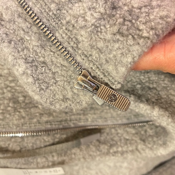 Lululemon Wool Gray Hooded Jacket - Picture 10 of 10